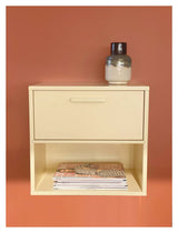 Keep Shelf with fixed shelf. Module 001, Light Yellow