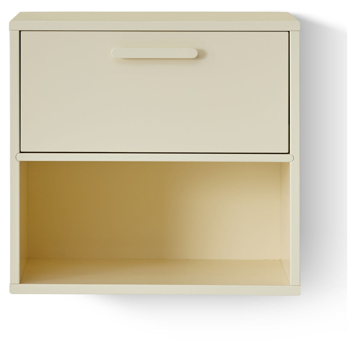 Keep Shelf with fixed shelf. Module 001, Light Yellow