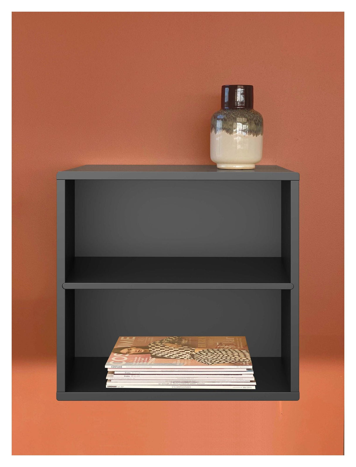 Keep Shelf with fixed shelf. Module 001, Black