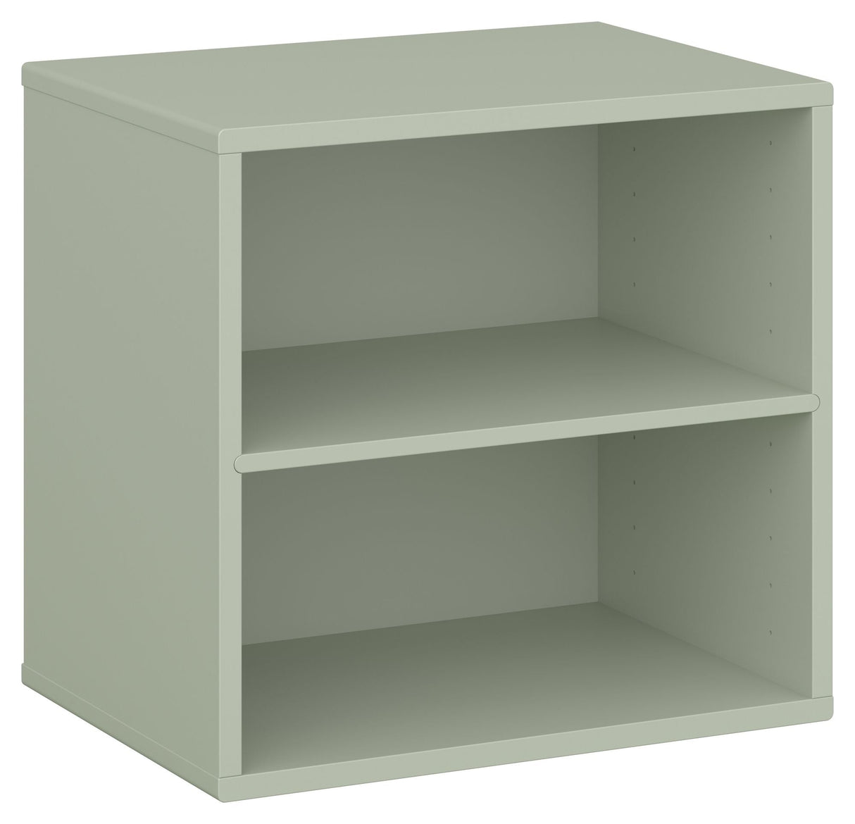 Keep Shelf with fixed shelf. Module 001, Dusty Green