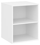 Keep Shelf with fixed shelf. Module 003, White