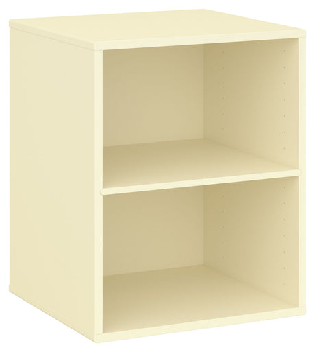 Keep Shelf with fixed shelf. Module 003, Light Yellow