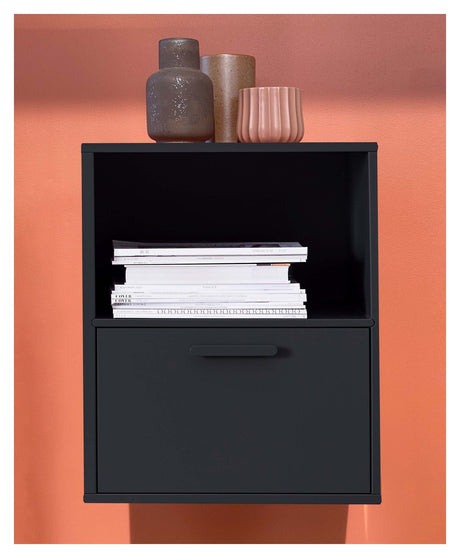 Keep Shelf with fixed shelf. Module 003, Black