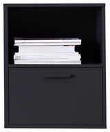 Keep Shelf with fixed shelf. Module 003, Black