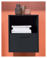 Keep Cabinet with 1 Door, Black