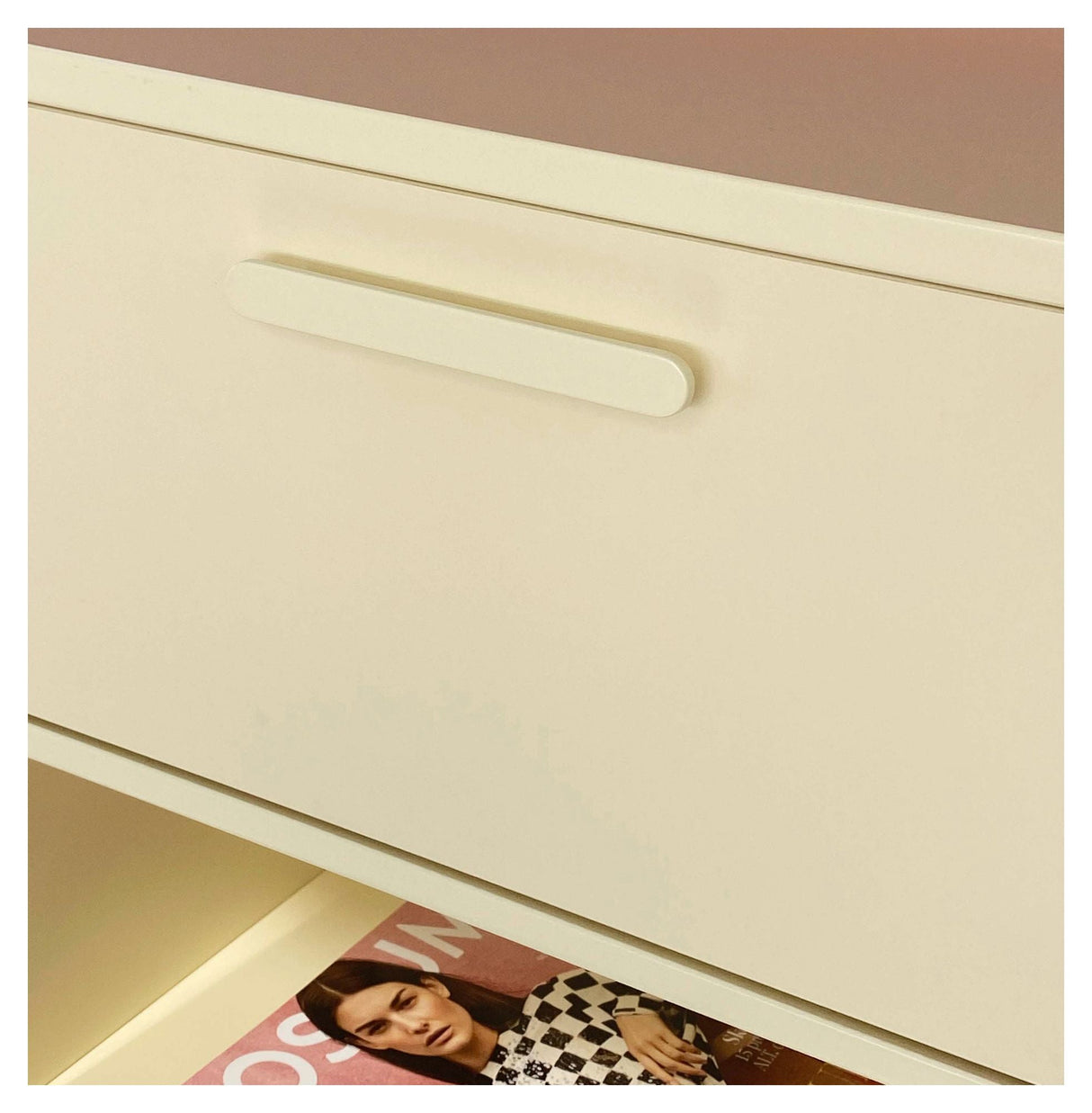 Keep Cabinet with 1 drawer, Light yellow