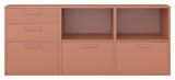 Keep Sideboard with 2 drawers and 3 doors, Terracotta