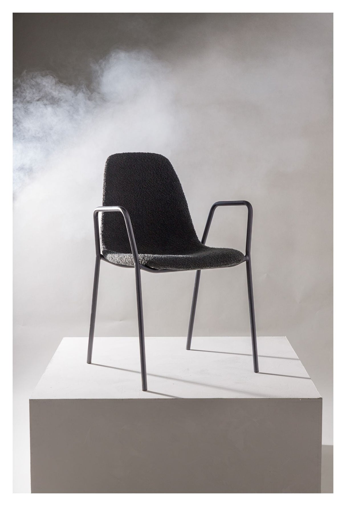 Klädesholmen Dining chair - Black boucle