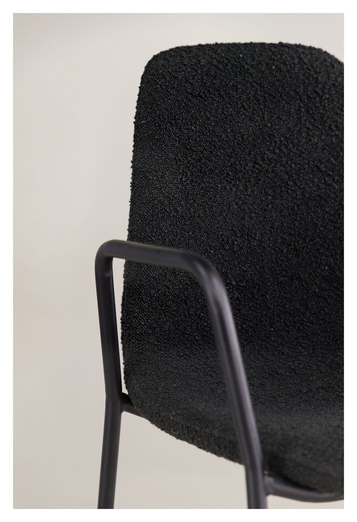 Klädesholmen Dining chair - Black boucle