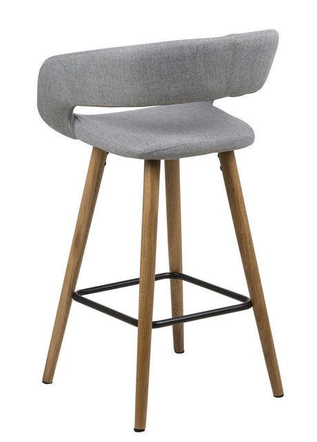 Kline bar stool, light gray