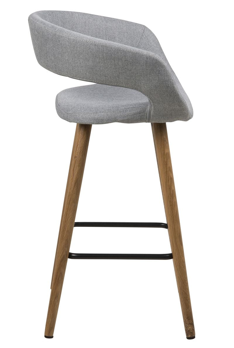 Kline bar stool, light gray