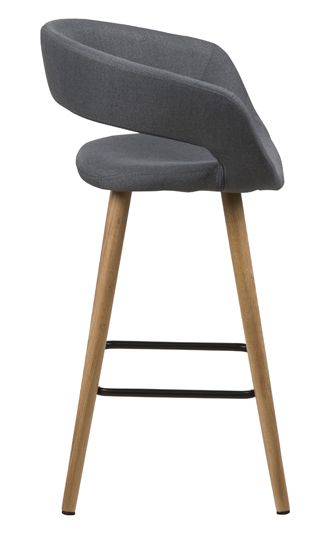 Kline bar stool, Dark gray