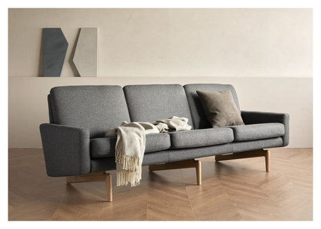 Egsmark 3-pers. Sofa, gray wool