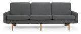 Egsmark 3-pers. Sofa, gray wool