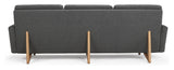 Egsmark 3-pers. Sofa, gray wool