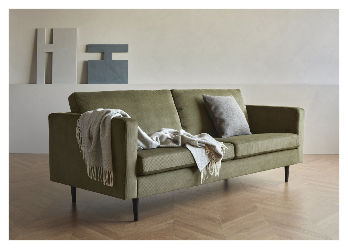 Obling 3-pers. Sofa, green velvet