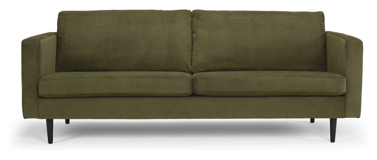 Obling 3-pers. Sofa, green velvet