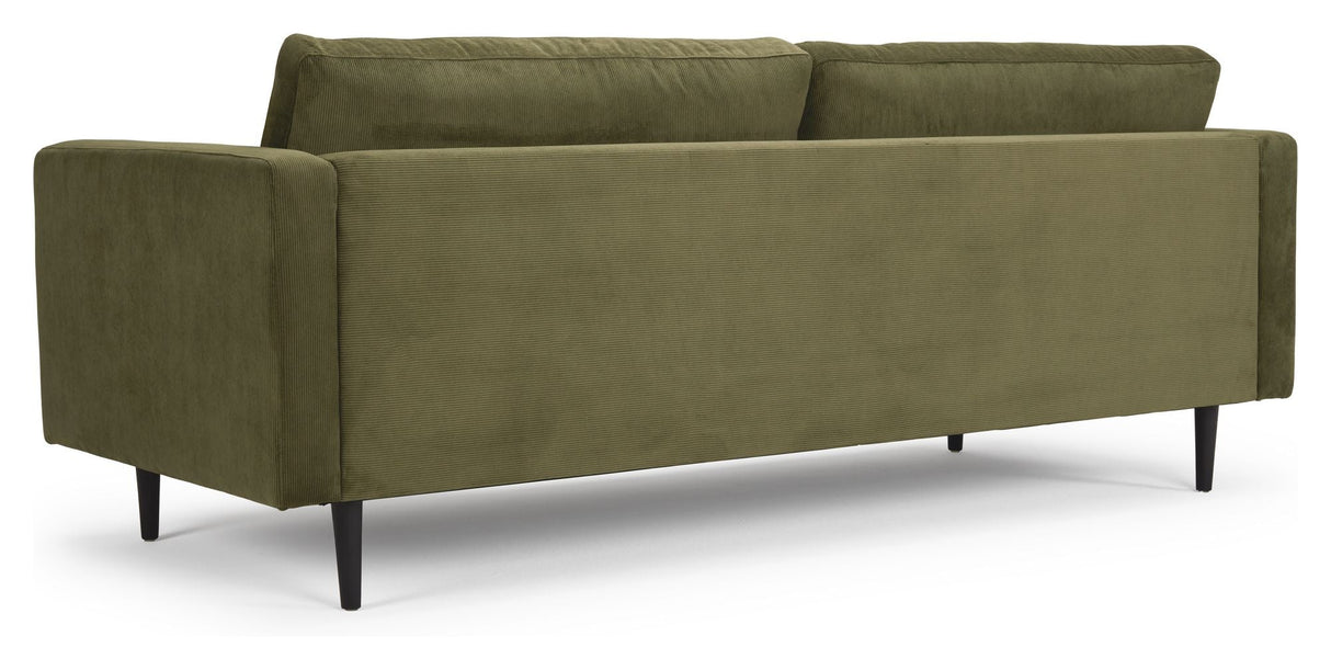 Obling 3-pers. Sofa, green velvet