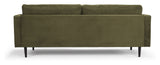 Obling 3-pers. Sofa, green velvet