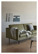 Obling 3-pers. Sofa, green velvet