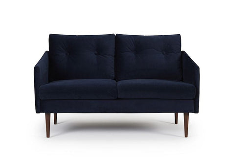 Assens 2-seater sofa Blue Velour