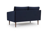 Assens 2-seater sofa Blue Velour