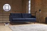 Assens 3-seater sofa, Blue Velour