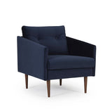 Assens Armchair Blue Velour