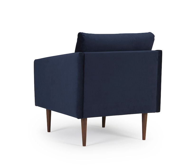 Assens Armchair Blue Velour