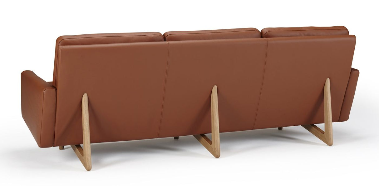 Egsmark 3-seater sofa, Cognac Leather