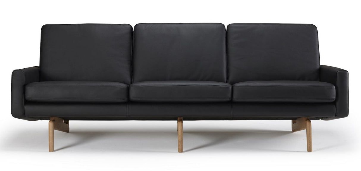 Egsmark 3-seater sofa, Black Leather