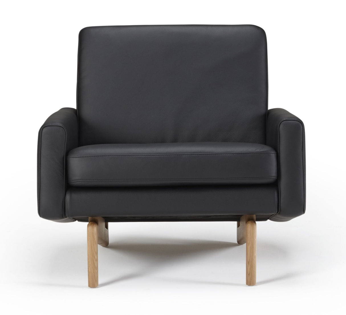 Egsmark Armchair, Black Leather