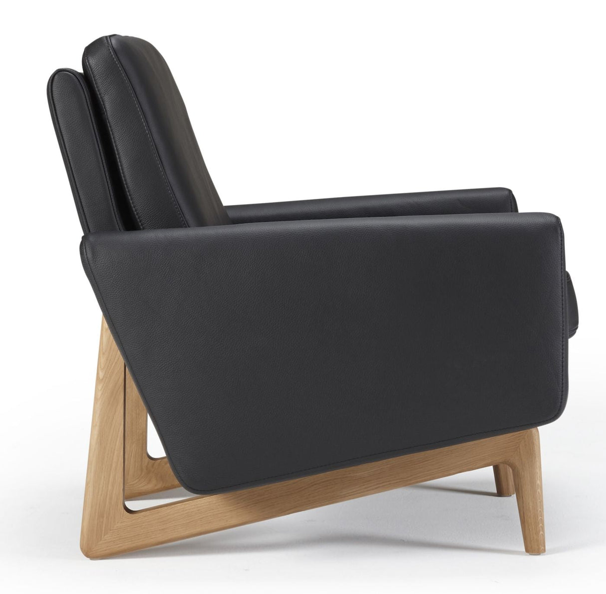 Egsmark Armchair, Black Leather