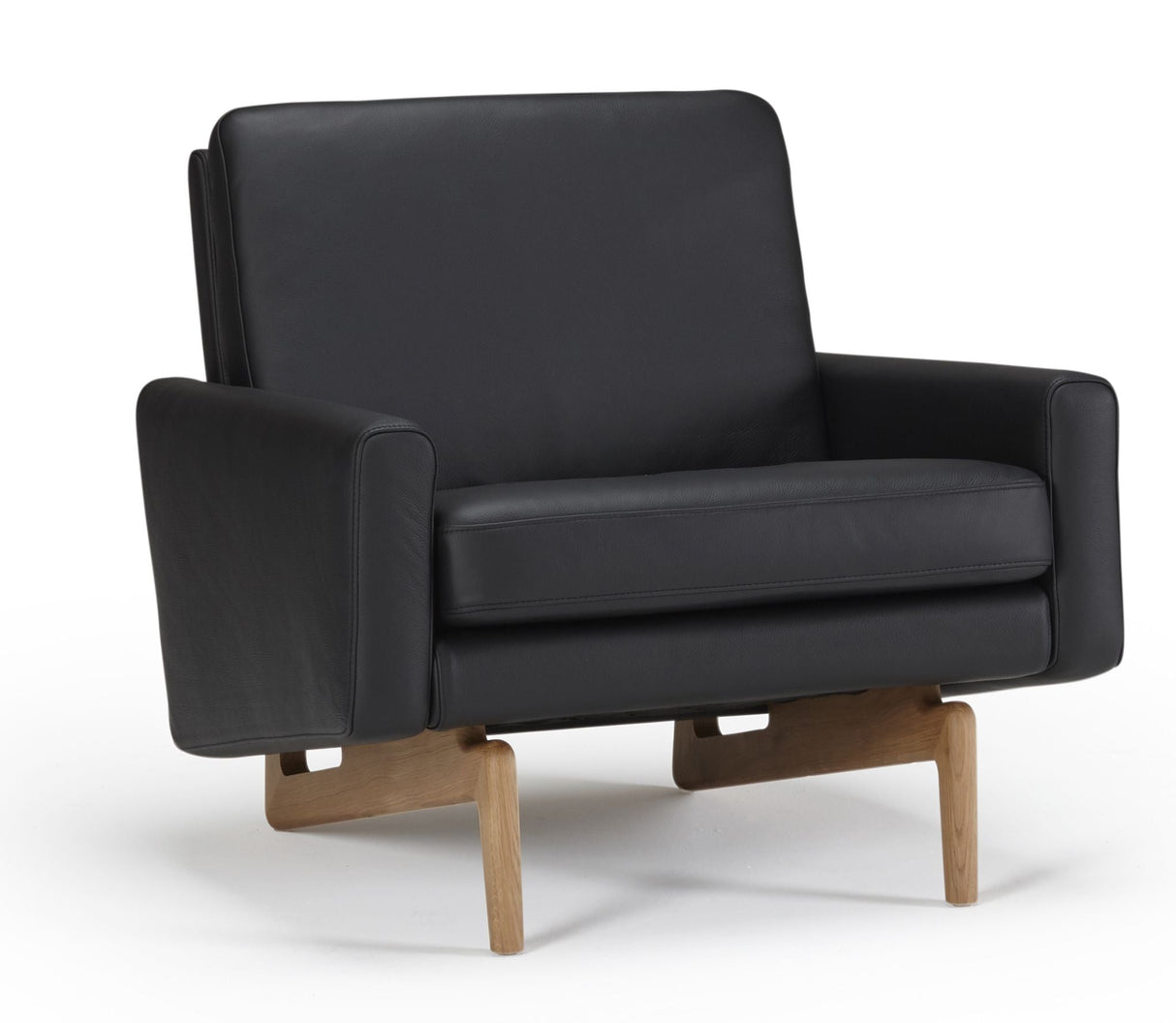 Egsmark Armchair, Black Leather