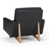 Egsmark Armchair, Black Leather