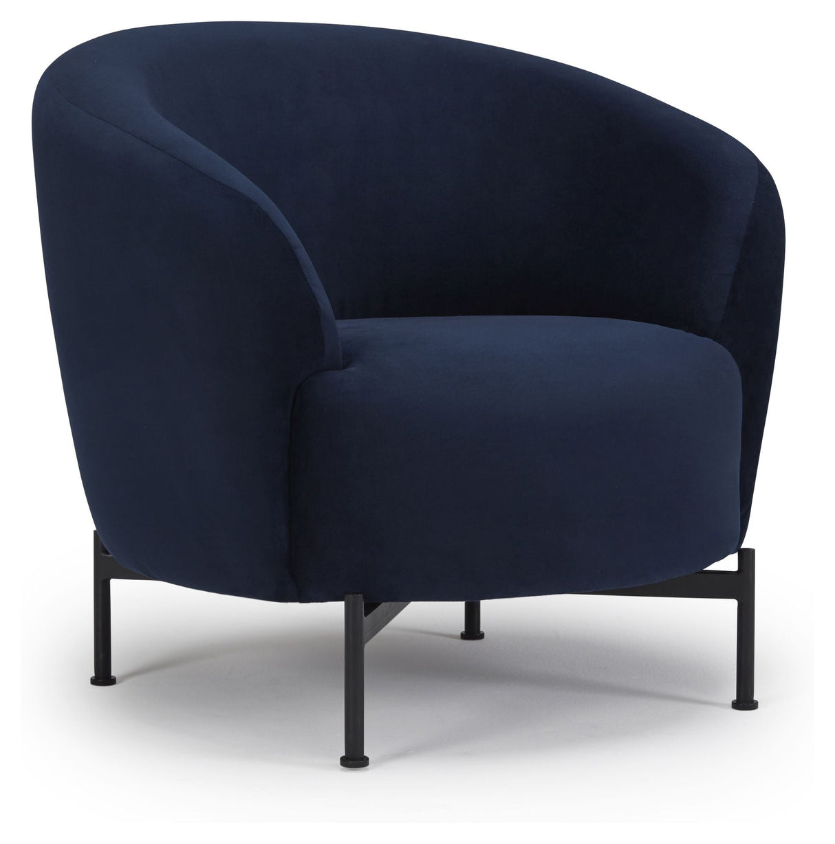 Spruce Armchair, Blue Velvet