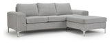 Shea FLIP Sofa with chaise longue, Gray