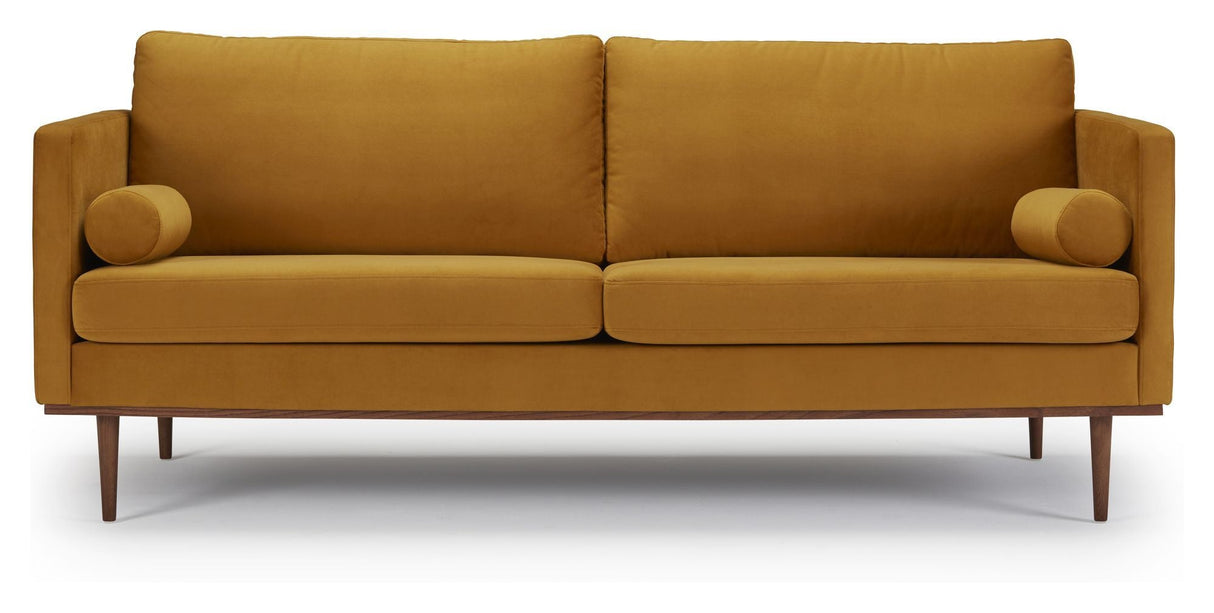 Vangen 3-seater sofa, Yellow Velvet