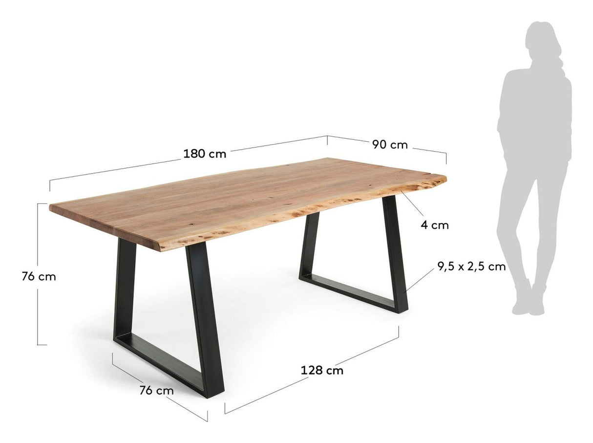 ALAIA Dining table, Nature, 180x90