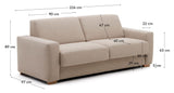 Anley, Sovesofa 3-pers. - Beige