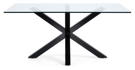 ARGO, Dining table 160x90cm, black/glass