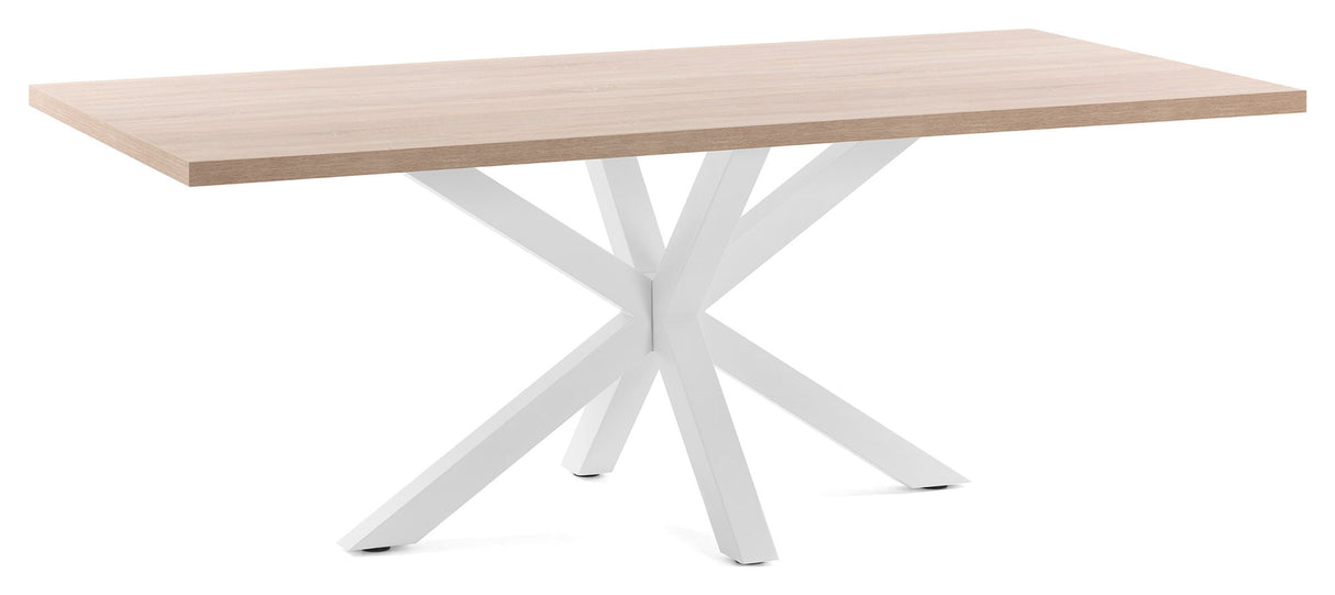 ARGO, Dining table 180x100cm, oak/white