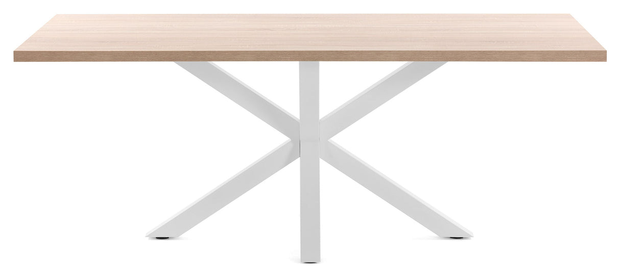 ARGO, Dining table 180x100cm, oak/white