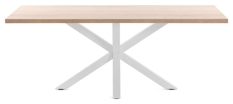 ARGO, Dining table 180x100cm, oak/white