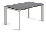 AXIS, Dining table 160/220cm, gray/silver