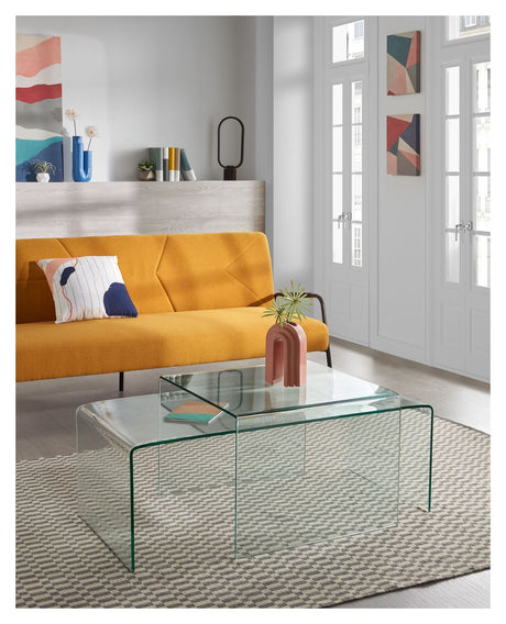 Burano Glass coffee table, 110x50