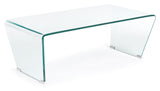 BURANO Coffee table, Tempered glass, 120x60