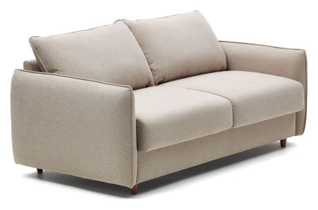 Carlota 2 pers. Sofa bed, Beige chenille