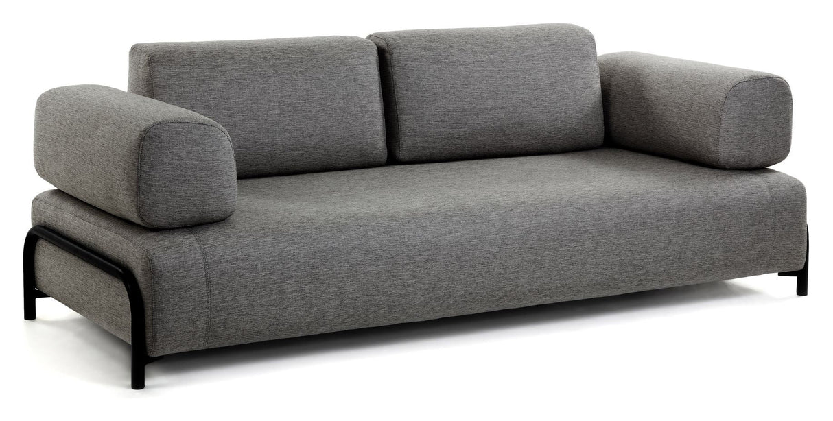 Compo 3 Seater Sofa, Dark Gray