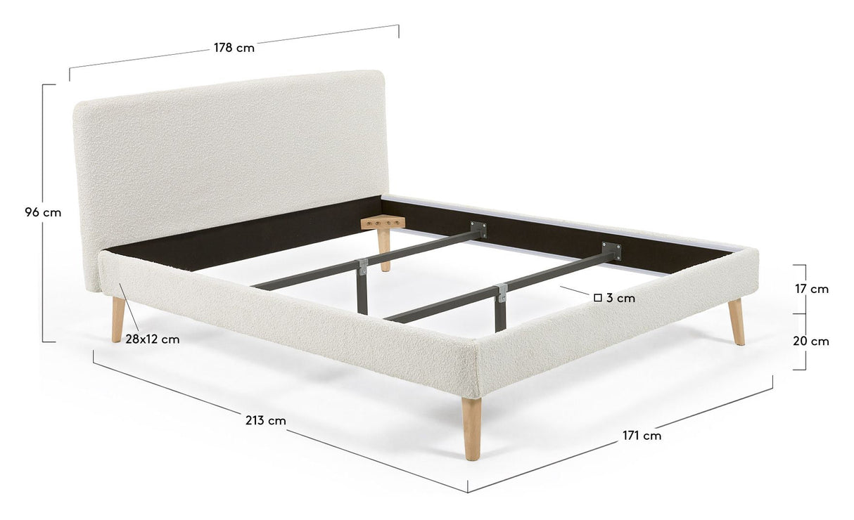 Dyla Bed 160x200, White